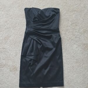 Elegant Black Strapless Dress